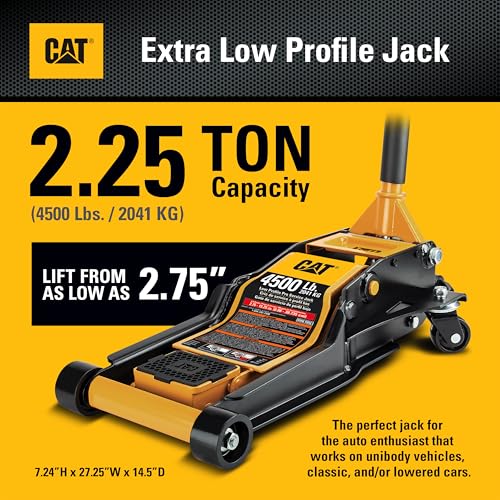 Cat 4500 Pound Xtra Low-Profile Jack, Extra Low, Classic Cars, Lowered Vehicles - 980723ECE