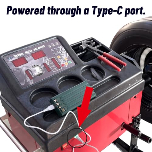 KT-715S Portable Digital Wheel Balancer, 65kg Capacity for Car, Motorcycle & Racing Tires