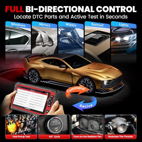 Launch X431 CRP919E 2026 Scan Tool,OBD2 Scanner with ECU Coding, 35+ Resets | Bidirectional, CRP919EBT, Code Reader, Full System, Active Test, CANFD DOIP, FCA Autoauth, TPMS &BST360, 2-Year Free Update