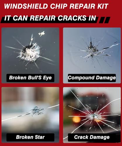 Filmer Windshield Chip Repair Kit, 2026 Latest - Windshield Repair Kit, Windshield Crack Repair Kit for Daily Car Glass Maintenance, Quickly Repair Glass Cracks & Chips, 5-Min Quick Fix (2 Bottles)