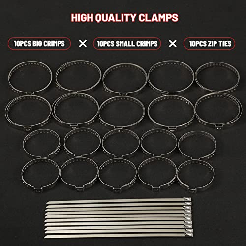 SPEEDWOX 31PCS CV Joint Boot Clamp Pliers with Stainless Steel Band Clamps Locking Metal Cable Zip Ties Kit CV Boot Clamp Tool for Most Cars Car Banding Tools Kit Set Auto Repair Tool