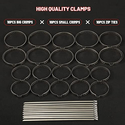 SPEEDWOX 31PCS CV Joint Boot Clamp Pliers with Stainless Steel Band Clamps Locking Metal Cable Zip Ties Kit CV Boot Clamp Tool for Most Cars Car Banding Tools Kit Set Auto Repair Tool