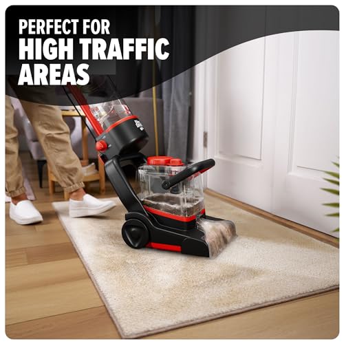 Dirt Devil Full Size Carpet Cleaner Machine for Carpet and Upholstery, Deep Cleaning Carpet Shampooer Machine with Two Cleaning Modes, Pair with Dirt Devil Carpet Cleaner Solution - style: Carpet Washer