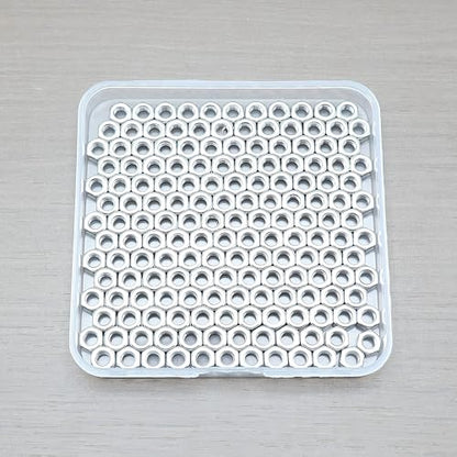 210 Pcs M5-0.8 Hex Nuts, 304 Stainless Steel | Standard Metric Coarse Thread, Hardware Nuts - size: M5 (210Pcs)