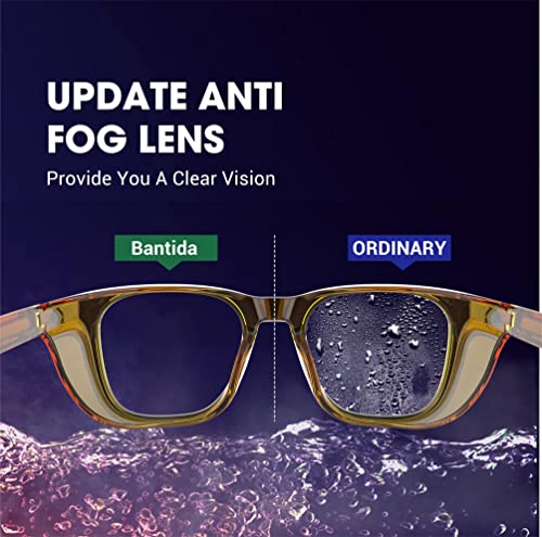 Safety Glasses Anti-Fog Goggles Protective Eyewear Anti Blue Light Protection Glasses For Women And Men - color: Orange