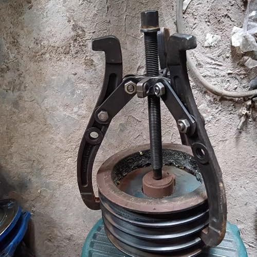 10" Gear Puller,3 Jaw Puller for Pulley Gear Bearing Flywheel Removal,2 Jaw / 3 Jaw Puller with Reversible Jaws, Bearing Puller Suitable for Automotive Repair and Industrial Maintenance (10in) - size: 10in