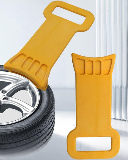BTMIEY Universal Auto Tire Changer Clamp-Parts Tire Disassembly Removal Bead Rim-Clamp Drop Center Rim Run Flat Rim Clamp (Yellow)