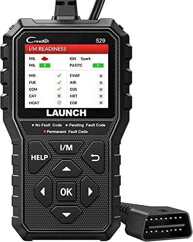 2026 NEW Launch OBD2 Scanner CR529 Code Reader Check Engine Light for All OBDII Car After 1996 Full OBD2 Functions Mode 8, I/M Readiness DTC Lookup Lifetime Free Update Scan Tool [Upgrade Version] - style: CR529
