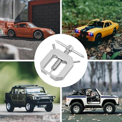 Motor Gear Puller, Universal Motor Pinion Gear Puller Remover Mini Gear Puller for RC Vehicle Models Rc Car Fan (Silver) - color: Silver