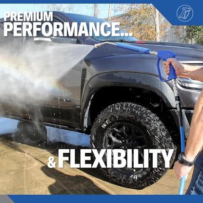 Essential Washer Short Pressure Washer Gun with Stainless Steel Swivel | Compatible with Foam Cannon | High Pressure Water 4000 PSI - style: Stainless Swivel Gun