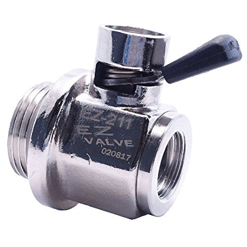 EZ-211(27mm-2.0) EZ Oil Drain Valve with removable L-Shape Hose End(L-002) Combo