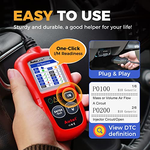 Autel AL319 Professional OBD2 Scanner, Enhanced Check Engine Code Reader | Reset Fault Code, Live Data, Freeze Frame, CAN Car Diagnostic Scan Tool for All OBDII Vehicles After 1996, 2026 Upgraded