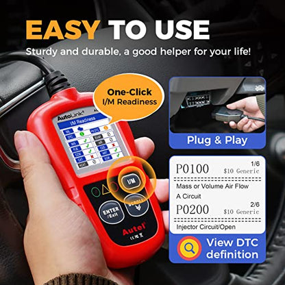 Autel AL319 Professional OBD2 Scanner, Enhanced Check Engine Code Reader | Reset Fault Code, Live Data, Freeze Frame, CAN Car Diagnostic Scan Tool for All OBDII Vehicles After 1996, 2026 Upgraded