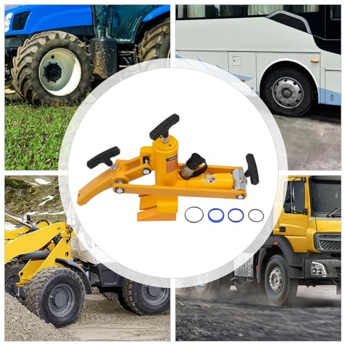 Hydraulic Tire Bead Breaker 10000PSI Pneumatic Tire Tool 10-Ton Separation Force Heavy-Duty Steel Tire Change Repair Bead Breaker Tool for Farm Tractors Buses Lawn Mowers ATV