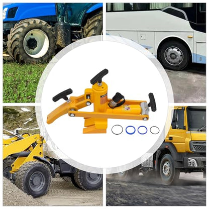 Hydraulic Tire Bead Breaker 10000PSI Pneumatic Tire Tool 10-Ton Separation Force Heavy-Duty Steel Tire Change Repair Bead Breaker Tool for Farm Tractors Buses Lawn Mowers ATV