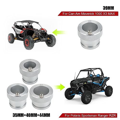 4Pcs Upgrade Wheel Bearing Greaser Tools Compatible with Ranger 800 900 XP1000 and Most UTV ATV Polaris Can-Am Maverick X3 Bearings w/Inner Dimension of 35mm+39mm+40mm+ 44mm