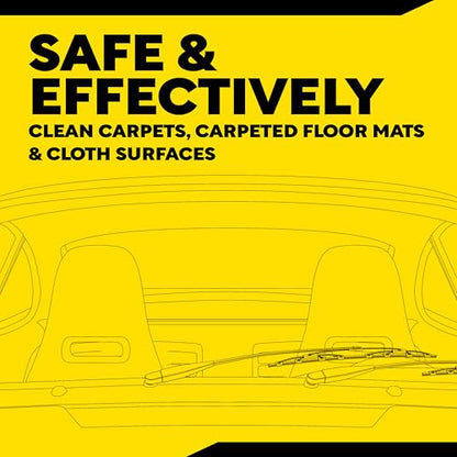Meguiar's Carpet & Cloth Kit,This Car Care Kit includes a Premium Fabric & Carpet Cleaner and Accessories,A Plush Microfiber Towel and 4” Drill Brush Attachment to Thoroughly Clean Interiors, Kit