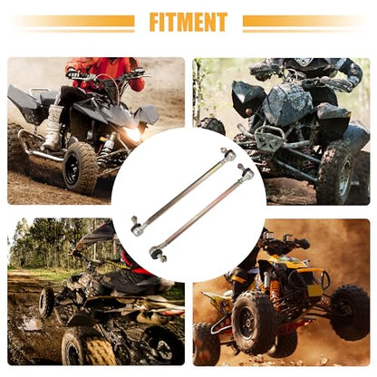 ACROPIX 27cm 10.63" Steering Tie Rod End Tie Rod Link Fit for 50cc 70cc 90cc 110cc 125cc 150cc ATV Quad Four Wheeler with Ball Joint Accessories - Pack of 2 - size: 270mm