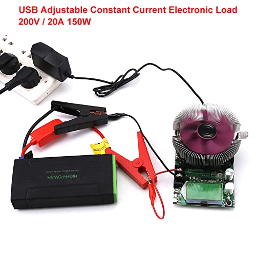 Battery Load Tester, 150W 200V 20A Battery Capacity Tester, Electronic Load Tester Suitable for Manufacturers Digital Enthusiasts Engineers and Other Experimental Instru