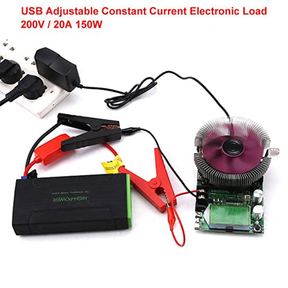 Battery Load Tester, 150W 200V 20A Battery Capacity Tester, Electronic Load Tester Suitable for Manufacturers Digital Enthusiasts Engineers and Other Experimental Instru