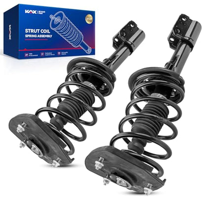 KAX Rear Strut & Coil Spring Assembly Set Driver & Passenger Sides Compatible with 04-05 08-13 Chevrolet Impala, 04-07 Pontiac Grand Prix, 14-16 Chevrolet Impala Limited, Replaces OE# 372471L/372471R - size: 04-05 08-13 Impala-Rear