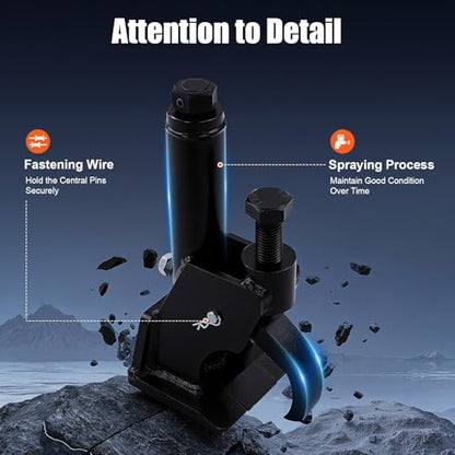 Manual Tire Bead Breaker Tool, Heavy-Duty Tire Repair Kit for 10-21 Inch Tires,Portable Automotive Tool for ATV,Golf Cart,Tractor,Truck,Semi, Compact Tire Removal Tool,Black.