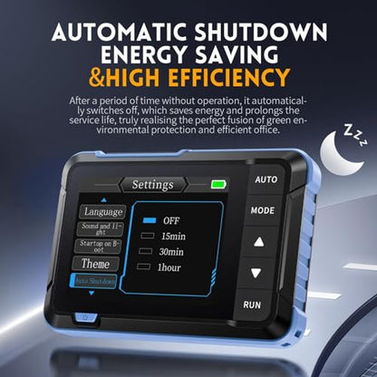 Handheld Oscilloscope, 2 Channels Portable Digital Oscilloscope Multimeter, Professional Automotive Oscilloscope with 1Mhz Bandwidth, 5.0MS s Sampling Rate & 2.8in LCD Display