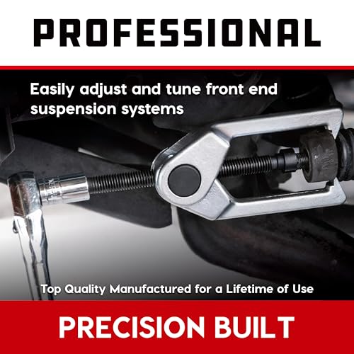 Powerbuilt Front End Vehicle Service Kit, Tie Rod End Puller, Car and Truck Ball Joint Remover, Pitman Arm puller 6 Piece 648626, Black - size: 6 Piece