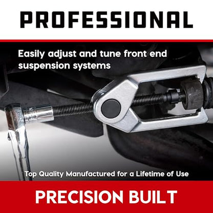 Powerbuilt Front End Vehicle Service Kit, Tie Rod End Puller, Car and Truck Ball Joint Remover, Pitman Arm puller 6 Piece 648626, Black - size: 6 Piece