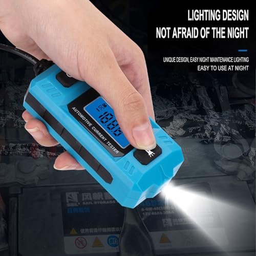 Automotive Circuit Fault Probe Tester, Portable High-Precision Car Fuse Tester, Car Circuit Probe Testers, 20A 48V Wire Tracer with LED Display and Lighting,Automotive Open & Short Finder (1set)