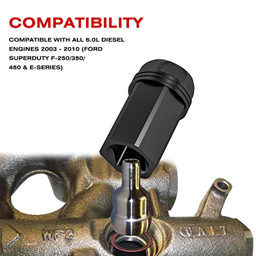17PC High-Pressure Oil Rail Ball Tube Socket Oil Rail Leak Repair Kit Removal Tool For 2003-2010 Ford 6.0L Powerstroke