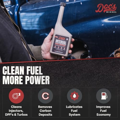 Doc's Diesel Oil Friction Treatment + Interval Diesel Treatment Kit – Engine Oil Additive & Injector Cleaner – Reduces Wear, Cleans Injectors, Improves MPG (16 oz + 12 oz) - size: Oil Friction Treatment + IDT
