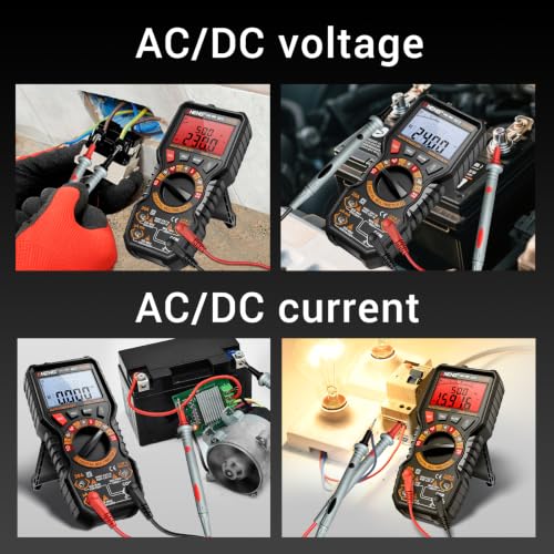 ANENG Multimeter,TRMS 20000 Count Magnetic High Resolution Digital Tester | Auto Ranging MAX/MIN Voltmeter Measures AC/DC Voltage,Current,Resistance,Capacitance, NCV,Data Hold Amp for Automotive - style: 20000 Counts(Combination Kit)
