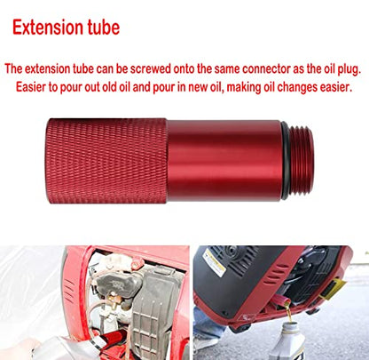 Fits for Honda EU2200i Generator Mess Free Oil Change Funnel and Magnetic Oil Dipstick Combo Kit