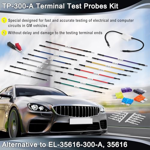 J-35616 TP-300-A Terminal Test Probes Lead Kits | Compatible with GM Vehicles Alternative to EL-35616-300-A, 35616 (34PCS)