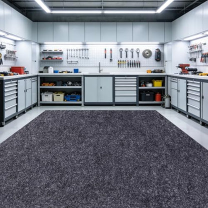 Garage Floor Mat 8.8x22 FT Extra Large Waterproof Oil Spill Mat Non-Slip Backing Paking Mat for Under Car Washable Heavy Duty Floor Protector for Garage, Driveway - size: 8.8‘ x 22'