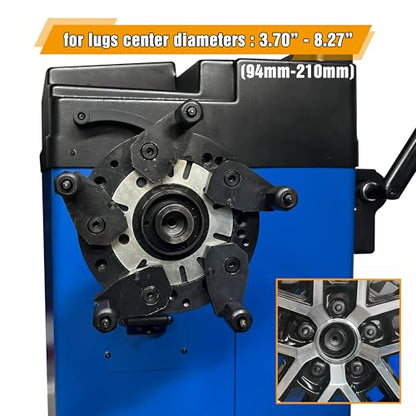 Universal Wheel Balancer Adaptor Fixture Plate, Tire Balancing Machine Clamp, for 36/38/40mm Shaft