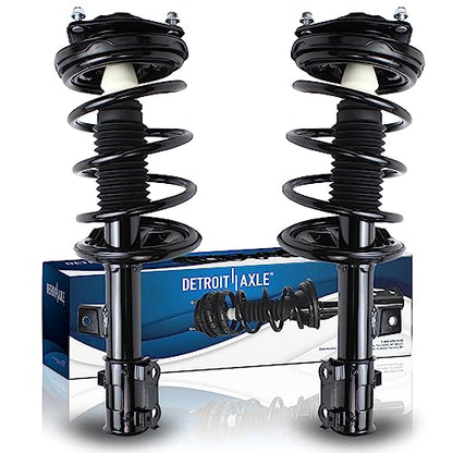 Detroit Axle - Front Struts for 2006-2010 Kia Optima 2007-2010 Magentis 2007-2011 Rondo, 2 Ready Suspension Struts w/Coil Spring Assembly 2008 2009 Replacement Quick Install Ready Strut Shock - size: 171135_171136/PAIR