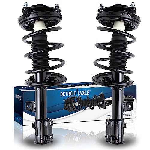 Detroit Axle - Front Struts for 2006-2010 Kia Optima 2007-2010 Magentis 2007-2011 Rondo, 2 Ready Suspension Struts w/Coil Spring Assembly 2008 2009 Replacement Quick Install Ready Strut Shock - size: 171135_171136/PAIR