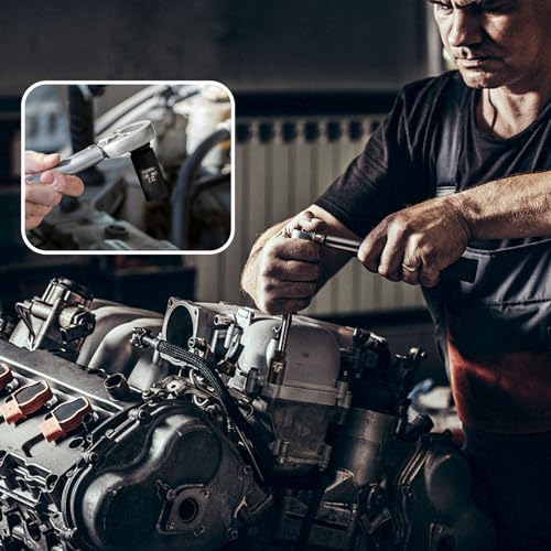 1/2" Impact Axle Nut Socket Set 10 Pieces, Drive Deep CR-MO 6 Point 30,31,32,33,34,35,36mm Metric Socket, with 3/8" - 1/2" Socket Adapter Set, Universal Joint Socket - size: 30-36mm, style: 1/2”Socket Set