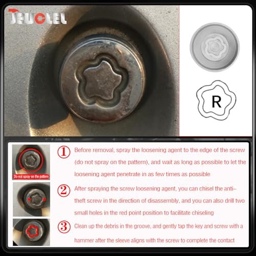 22PCS Wheel Locking Nut Key Kit Compatible with Land Rover Series | For Range Rover, Evoque, Freelander, Velar, Wheel Lock Nut Socket Adapter Set, Anti-Theft Lug Removal Tool, Anti-Theft Screw - size: Socket Kit (22Pcs)