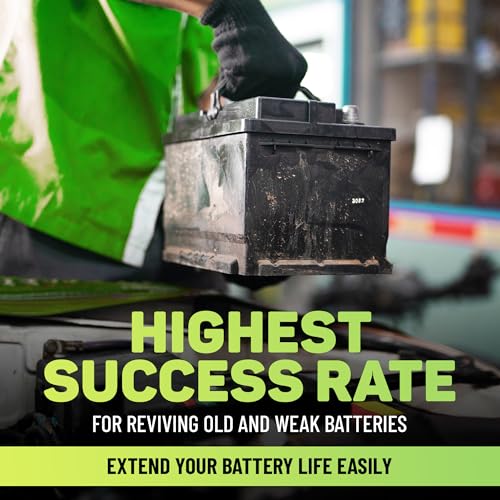 Battery Restorer and Desulfator for Lead Acid - Prolong Life & Boost Charge Capacity, Battery Acid Refill and Additive for Golf Cart, RVs, Bikes, ATVs, Car 64oz