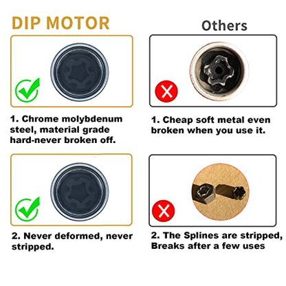 Chrome Steel Wheel Lock Lugnut Anti-Theft Lug Nut Screw Removal Socket Key Compatible for BMW Vehicles (49) - size: 49
