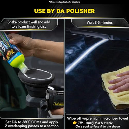 Meguiar's Hybrid Ceramic Liquid Wax, Shield Your Paint with a Residue-Free Liquid Car Wax with Advanced SiO2 Hybrid Technology and Long-Lasting Water-Beading Protection, 16 Oz Bottle - size: 16 Fl Oz (Pack of 1)