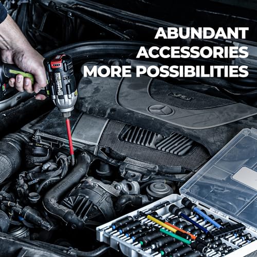 toolant Magnetic Nut Driver Set, 8pcs SAE Impact Driver Bit Set, 1/4''~9/16'' Nut Driver, 1/4'' Quick Change - style: 8pcs SAE