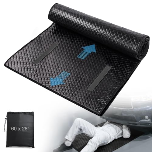 Storystore Magic Creeper Rolling Mat, 60x28 Inch Automotive Mechanic Mat for Working Under Car, Rolling Creeper Mat with Portable Storage Bag for Car, SUV & Pickup Truck - size: 60x28 Inch