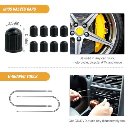 GOOACC 330Pcs Trim Removal Tool, Auto Push Pin Bumper Retainer Clip Set Fastener Terminal Remover Tool Adhesive Cable Clips Pry Kit Car Panel Radio Removal Auto Clip Pliers, Red - color: 330pcs Clips Removal Kit Red