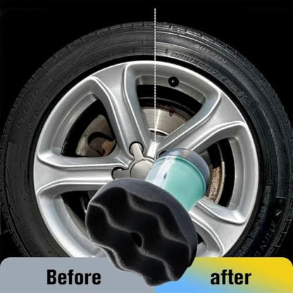 Tire Shine Applicator, Reusable Car & Truck Tire Dressing Applicator for No-Drip,Car Washing Applicators Pad for Applying Tire Shine,Works with All Tire Shine & Gels,Car Detailing Tool (1)