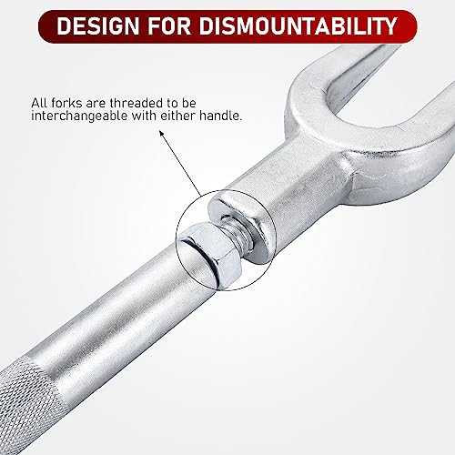 ATP Ball Joint Tie Rod and Pitman Arm 5 Piece Tool Kit Separator for Cars and Light Trucks