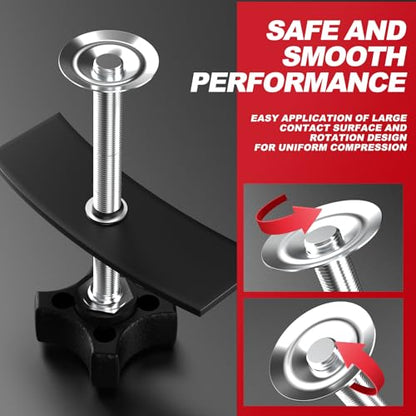 Brake Caliper Compression Tool, Heavy Duty Brake Pad Spreader Tool, caliper piston compressor tool for Compressing Inner Pad, Disc Brake Pad Spreader Tool Suitable for Most Cars and Light Trucks